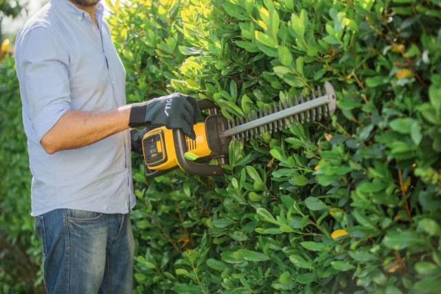Аккумуляторные ножницы для живой изгороди и формовки кустов